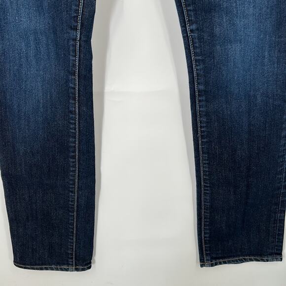 Paige Hidden Hills Dark Wash Boot Cut Premium Denim Jeans Size 26 - Picture 5 of 16